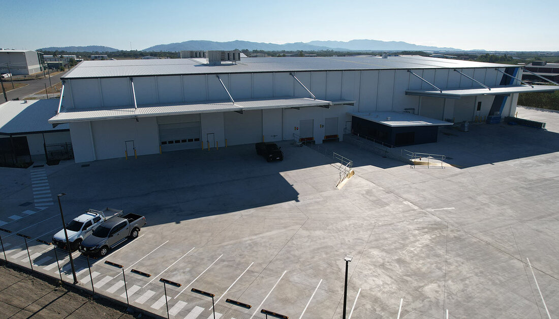 Warehouse in Townsville built by Hurst Constructions Qld